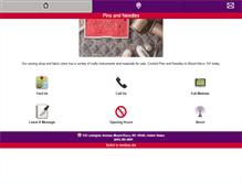 Tablet Screenshot of pinsandneedlesny.com
